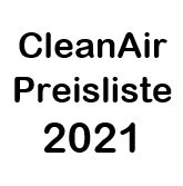 CleanAir Preisliste 2019